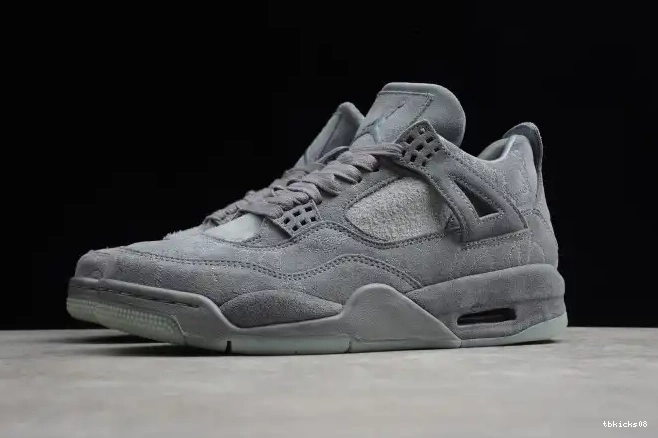 Cheap TBkick x KAWS Air Cool 4 930155-003 Grey Jordan 0522
